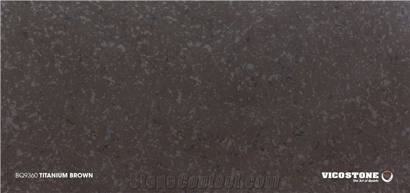 Titanium Brown Quartz Slab Vicostone Bq9360