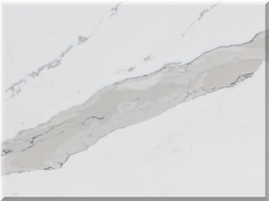 Vicostone Bq8912 Arabescato Quartz Kitchen Countertop, Island Top