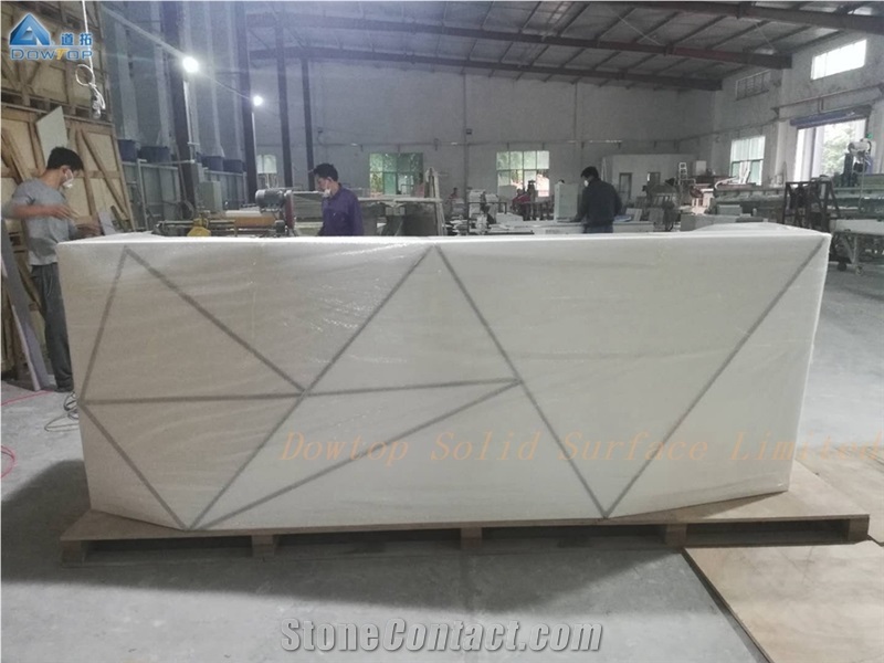 Luxury Hotel Furniture Reception Desk Counter