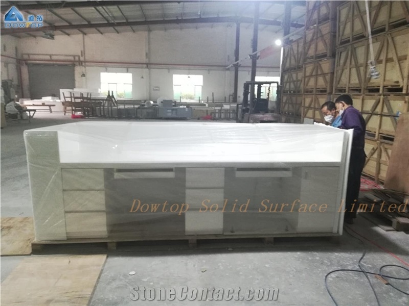 Luxury Hotel Furniture Reception Desk Counter
