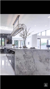 Brazil Supper White Quartzite Stone in Stock Block