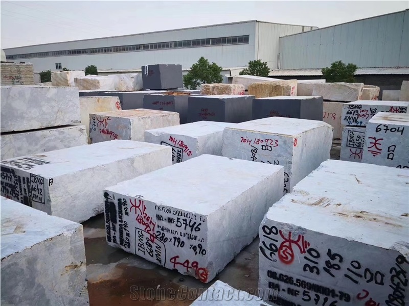 Brazil Supper White Quartzite Stone in Stock Block