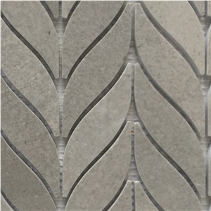 Cinderella Grey Marble Mosaic Design