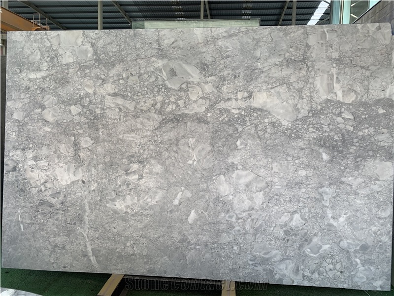 Natura Brazil Quartzite Stone Supper White Slab