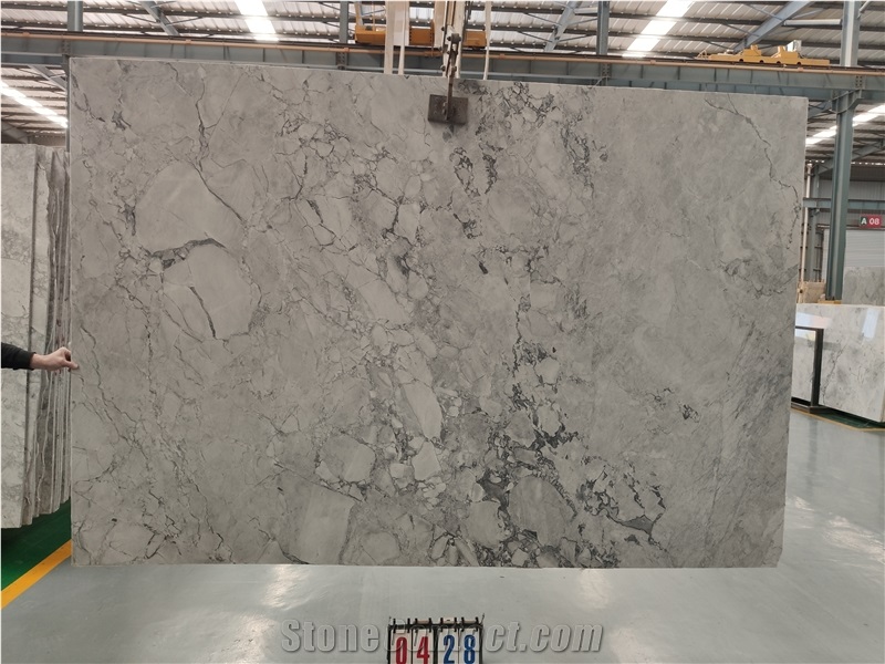 Natura Brazil Quartzite Stone Supper White Slab