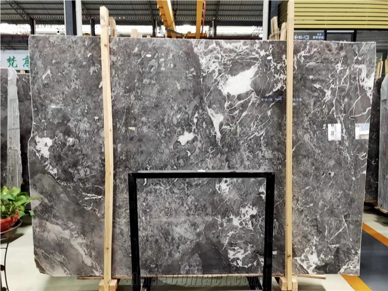 Romantic Grey Marble Vanity Top