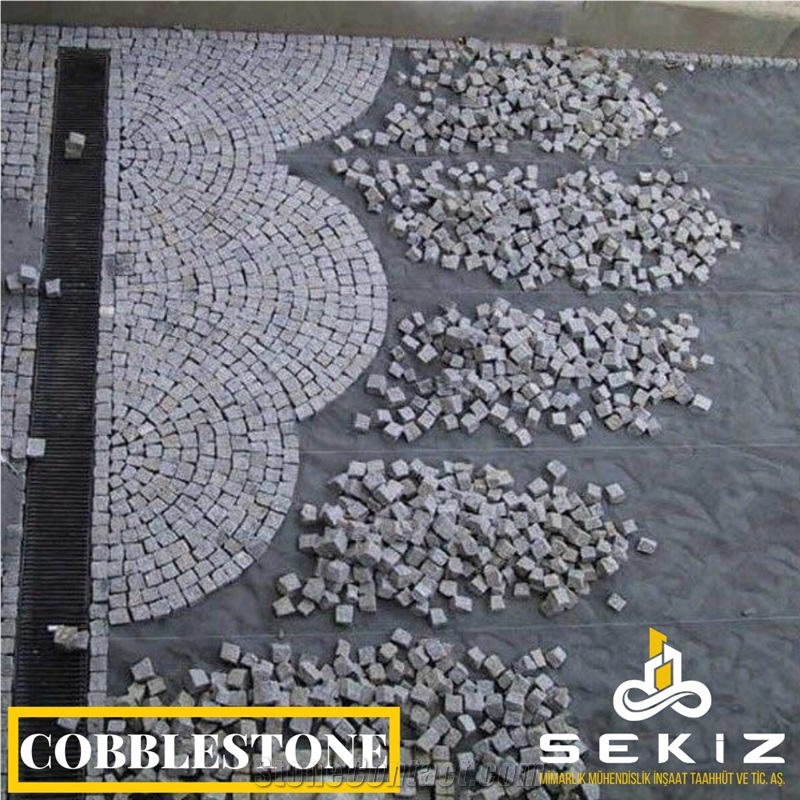 Bergama Grey Granite Kerbstones