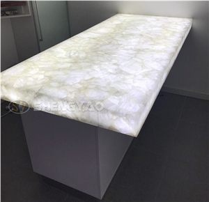 Custom Quartz Bar Top Kitchen Island Tops