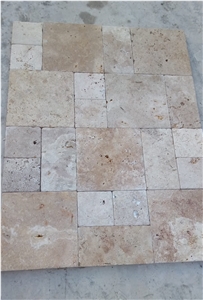 Classic Travertine Tumbled French Pattern