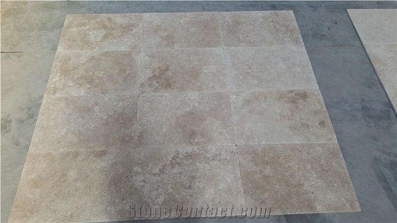 Classic Travertine Tumbled French Pattern