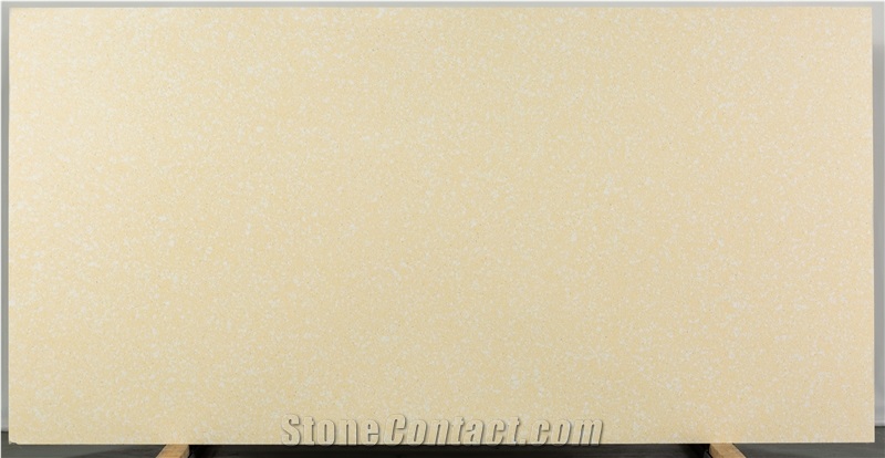 Beige Colour Quartz Stone Slabs