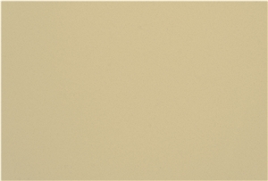 Beige Pure Color Quartz Stone