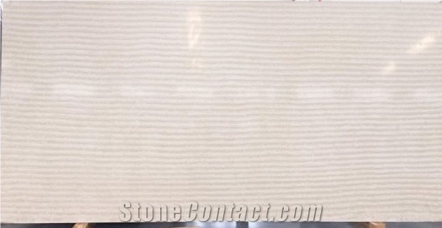 Beige Wood Quartz Slabs