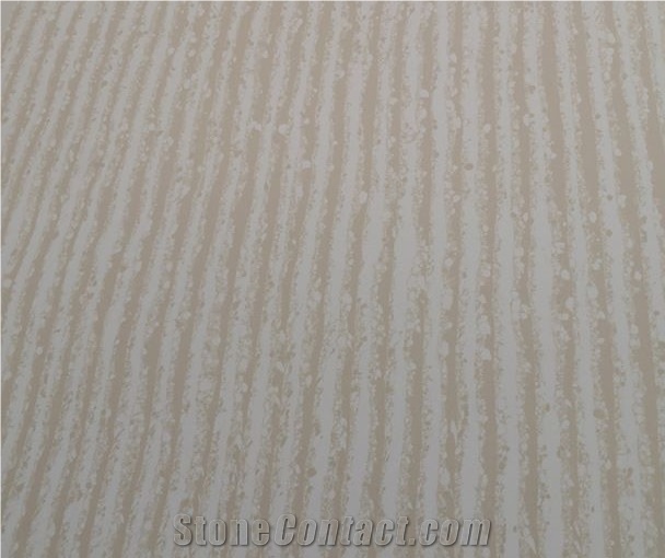 Beige Wood Quartz Slabs