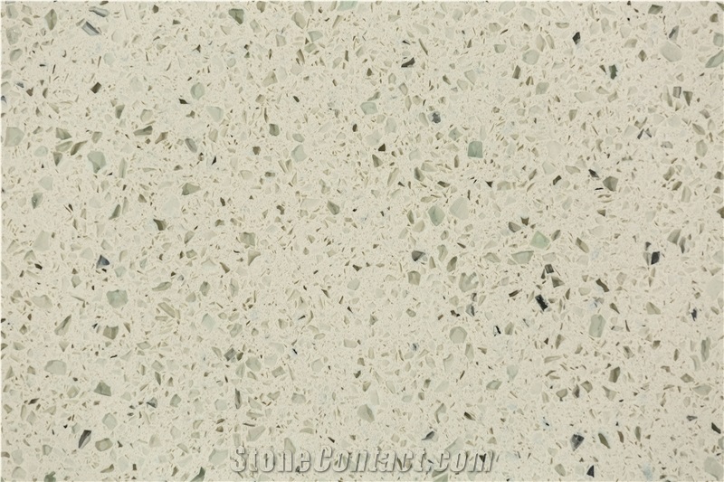 Black White 1502 Monochromatic Quartz Stone Slabs