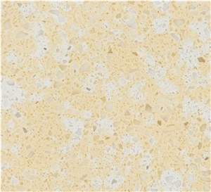 Blanched Almond Color Quartz Slabs