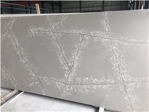 Calacatta Silver Quartz Stone Slabs