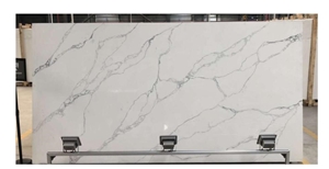 Carrara Polished Surface Quartz Stone