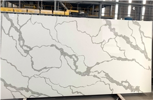 Carrara Polished Surface Quartz Stone
