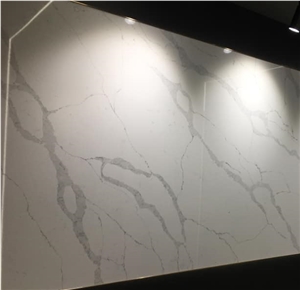 Carrara Polished Surface Quartz Stone