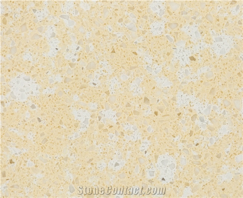 Cream Beige Color Quartz Stone Slabs