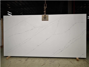 Crystal White Calacatta/ Carrara Quartz Stone