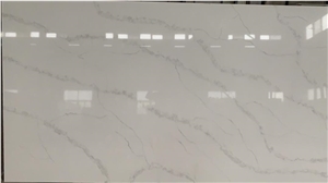 Crystal White Calacatta/ Carrara Quartz Stone