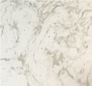 Grey Ash on White Quartz Slabs