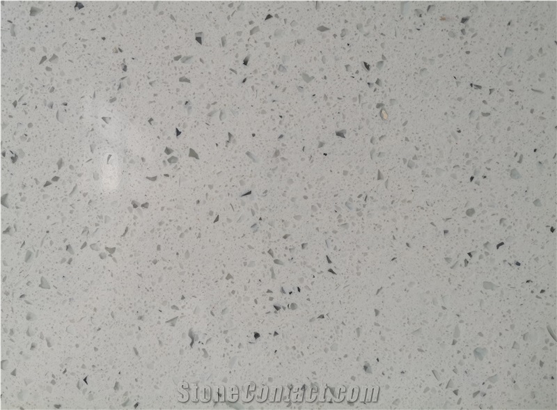 Ivory White Monochrome Quartz Slabs