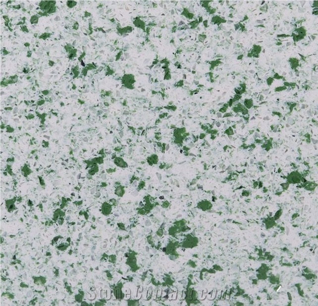 Jade Green Quartz Slabs
