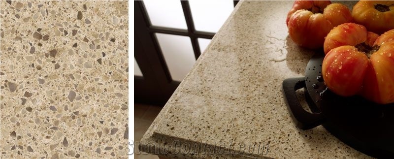 Monochrome Polished Surface Quartz Stone