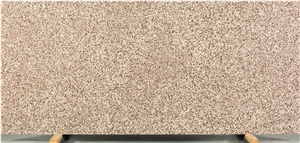 Red Brown Colored Quartz Slabs
