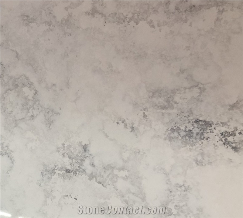 Silver White Ash Quartz Slabs