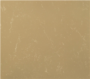 Small Pattern Brown Quartz Slabs