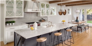 Viatera Pearl Quartz Stone Countertop
