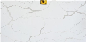 White Carrara Quartz Slabs