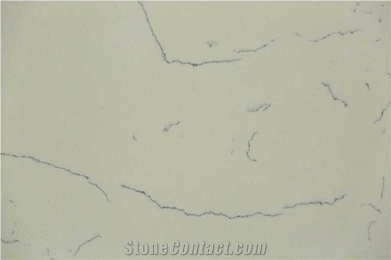 White Texture 8311 Series Quartz Stone Slabs