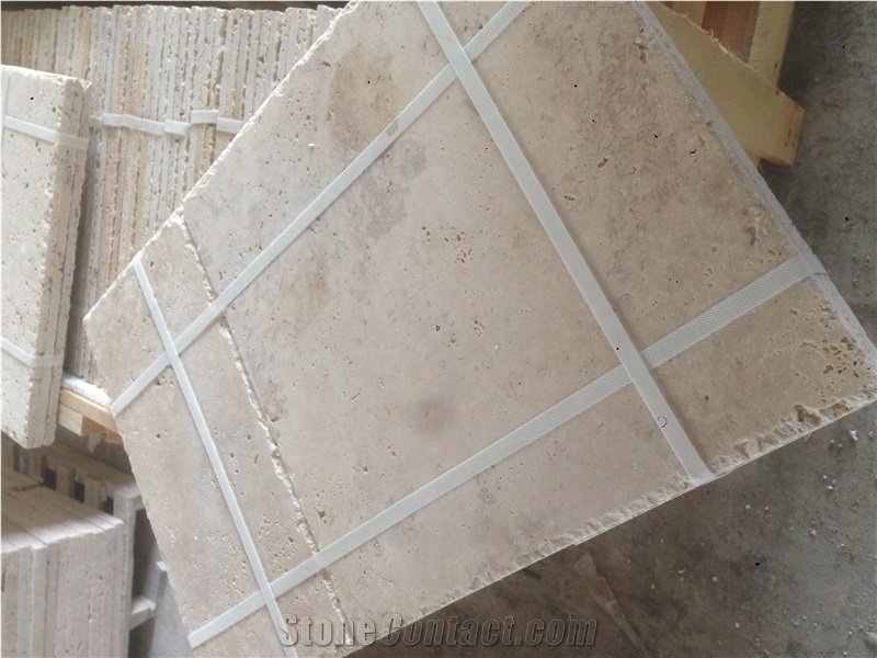 Edge Breaking Ivory Light Travertine French Pattern Set