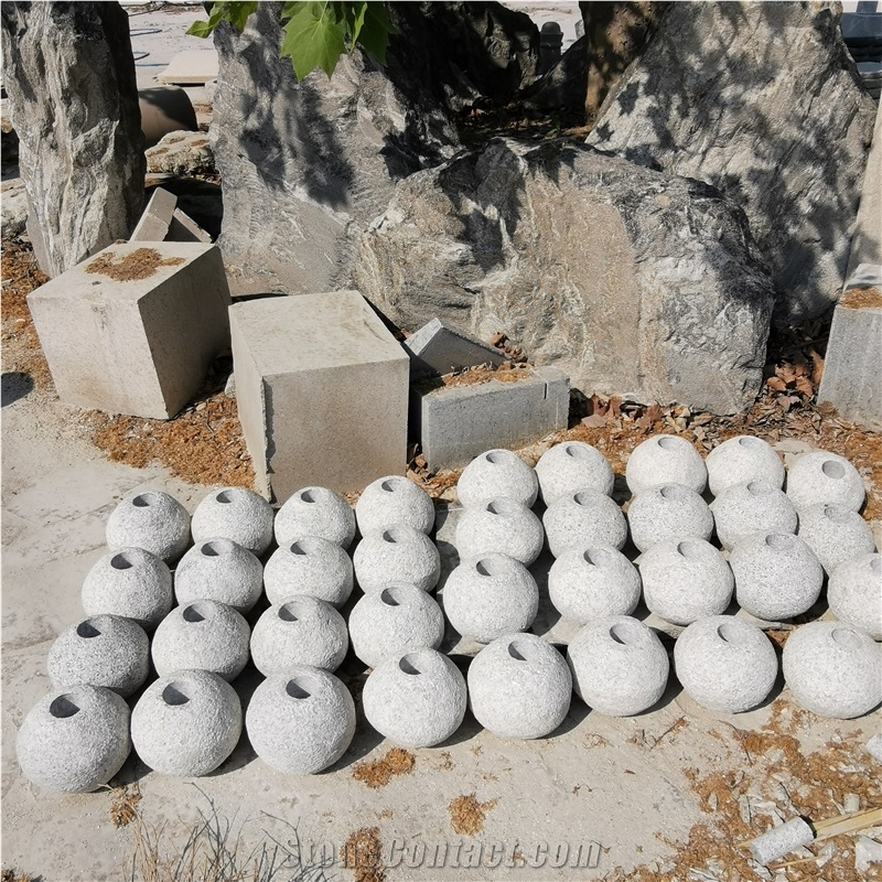 Granite Stone Ball Fountain