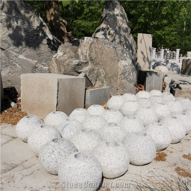Granite Stone Ball Fountain