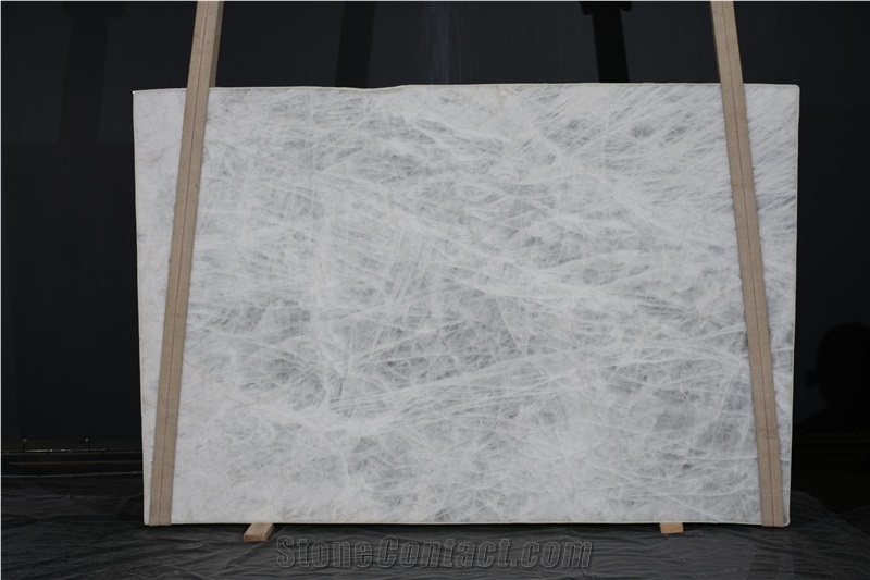 Bianco Cristallo Quartzite Slabs