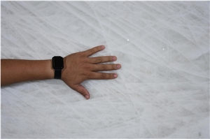 Bianco Cristallo Quartzite Slabs