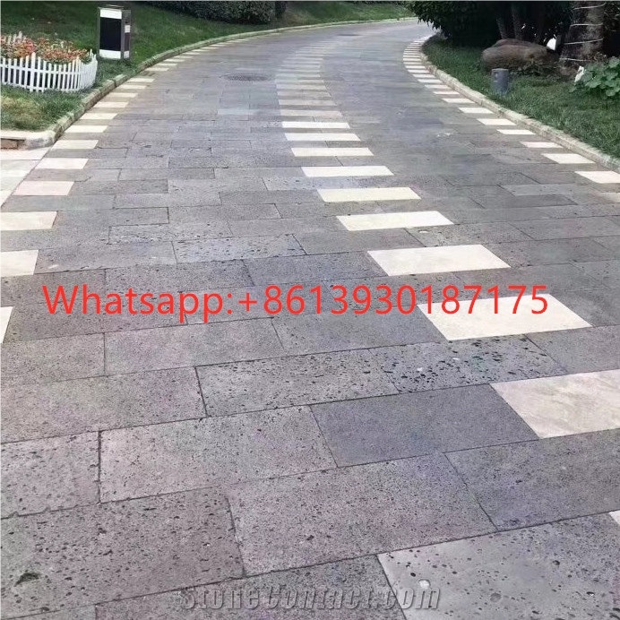Grey Lava Stone Slate Volcanic Paving Stone