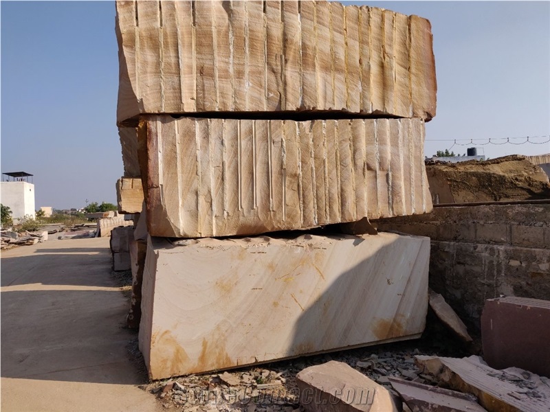 Fantasy Gold Exotic Quartzite Blocks