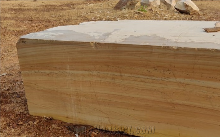 Golden Exotic Wave Quartzite Bocks