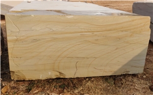 Golden Exotic Wave Quartzite Bocks