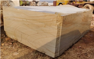 Golden Exotic Wave Quartzite Bocks