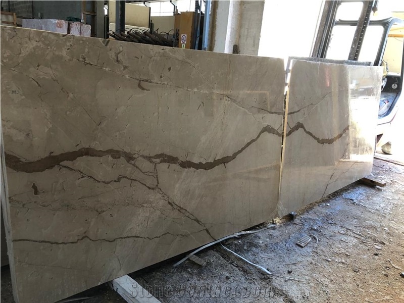 Breccia Champagne Marble Block, Italy Beige Marble