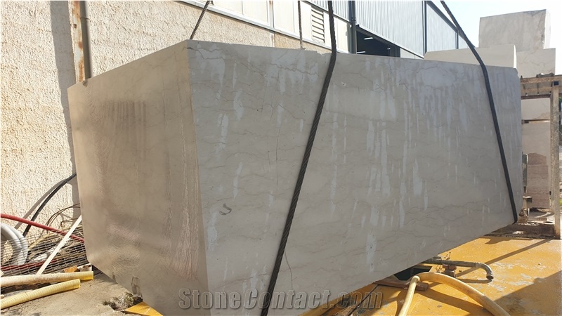 Perlatino Di Sicilia Marble Block, Italy Beige Marble