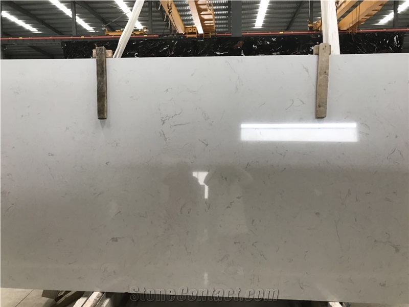 Ariston White Artificial Marble Bathroom Countertops